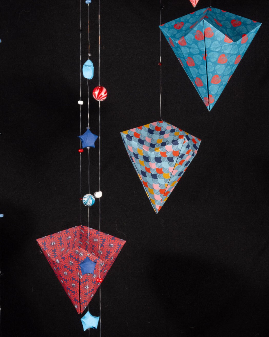 Mobile origami Diamant pop